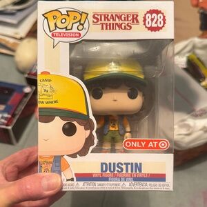 Funko Pop Stranger Things Dustin with Yellow and Green Hat